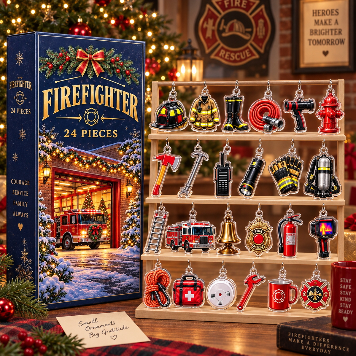 Firefighter Advent Calendar, 24 Acrylic Hanging Ornaments, Profession Christmas Countdown, Career Keepsake Gift 76a6ee85-1e33-46c7-9cdd-cc73ad3d6416-adaae3cd-98a1-46cd-a3a9-750f32f9a69c.png