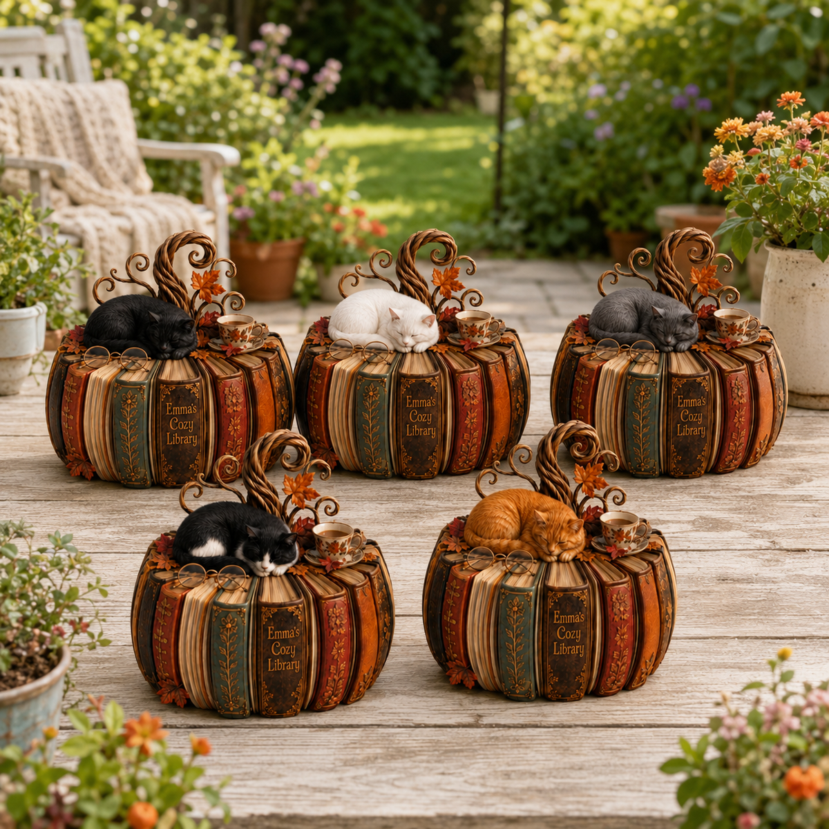 Personalized Fall Book Pumpkin And Little Cat Wooden Block, Custom Book Cat And Coffee for Book Lovers, Librarian Gift, Book Lover Gift 76b59774-c759-4fdf-b0cd-229756f34913-banner-2.png