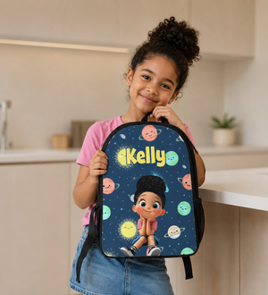 Rainbow Dinosaur Unicorn Personalized Kid Backpack, Back to School Backpack for Girls