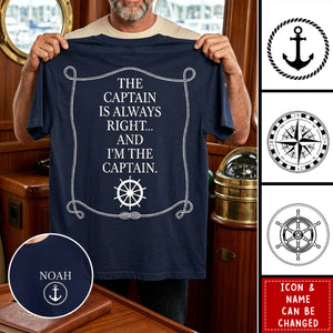 Custom Captain Boating Nautical - The Captain Is Always Right - Personalized Shirt 77016007-7db7-4ce7-a295-91410d222e17-banner-3.jpg
