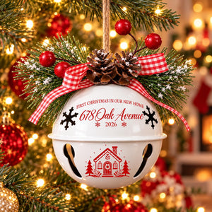 Personalized Our First Home Christmas Jingle Bell Ornament, Xmas Decor Gift, Holiday Keepsake 7718171b-ae36-4130-893b-e4c4ca87d72a-8.jpg