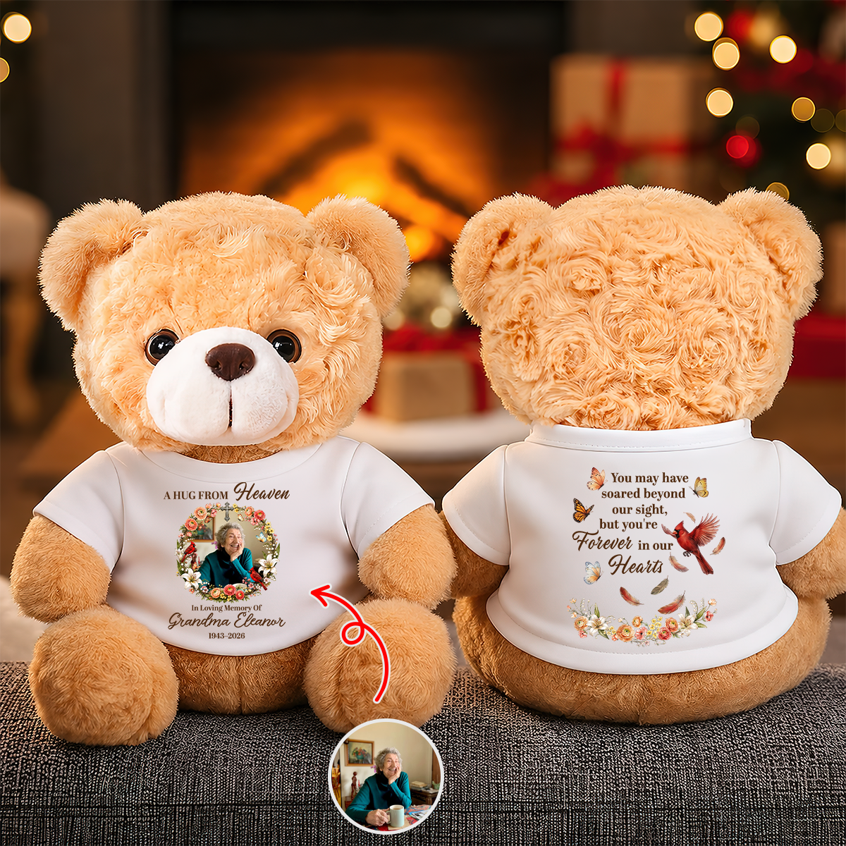 A Hug From Heaven Flower Forever In My Heart Teddy Bear - Memorial Gift - Personalized Plush Bear 771f431a-78f5-42b4-b12f-70e1cb745ca3-MOCKUP-6_c55fe548-0563-4ec6-a42f-885520b09553.png