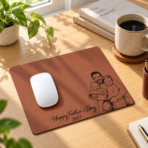 Custom Dad & Kid Photo Sketch Line Art Mouse Pad, Personalized Fathers Day Gift for Dad, New Dad Gift, Dad Office Decor, Dad Birthday Gift 77283ecb-bf14-4a31-a8c8-537aa6d6ddd3-60576ca0-27a8-47a3-a3b3-2182e314254e.png