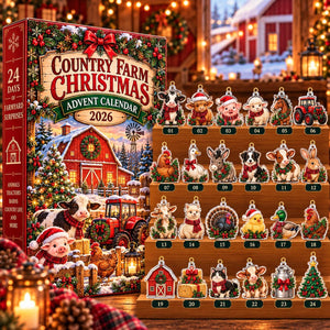 Country Farm Christmas Advent Calendar 2026, 24 Days of Farmyard Acrylic Ornaments, Cute Holiday Countdown for Animal and Farm Fans 7728efa3-0aa4-4525-a7e5-d7073c2aa99c-il_1588xN.8592244708_j6g3-1-.jpg