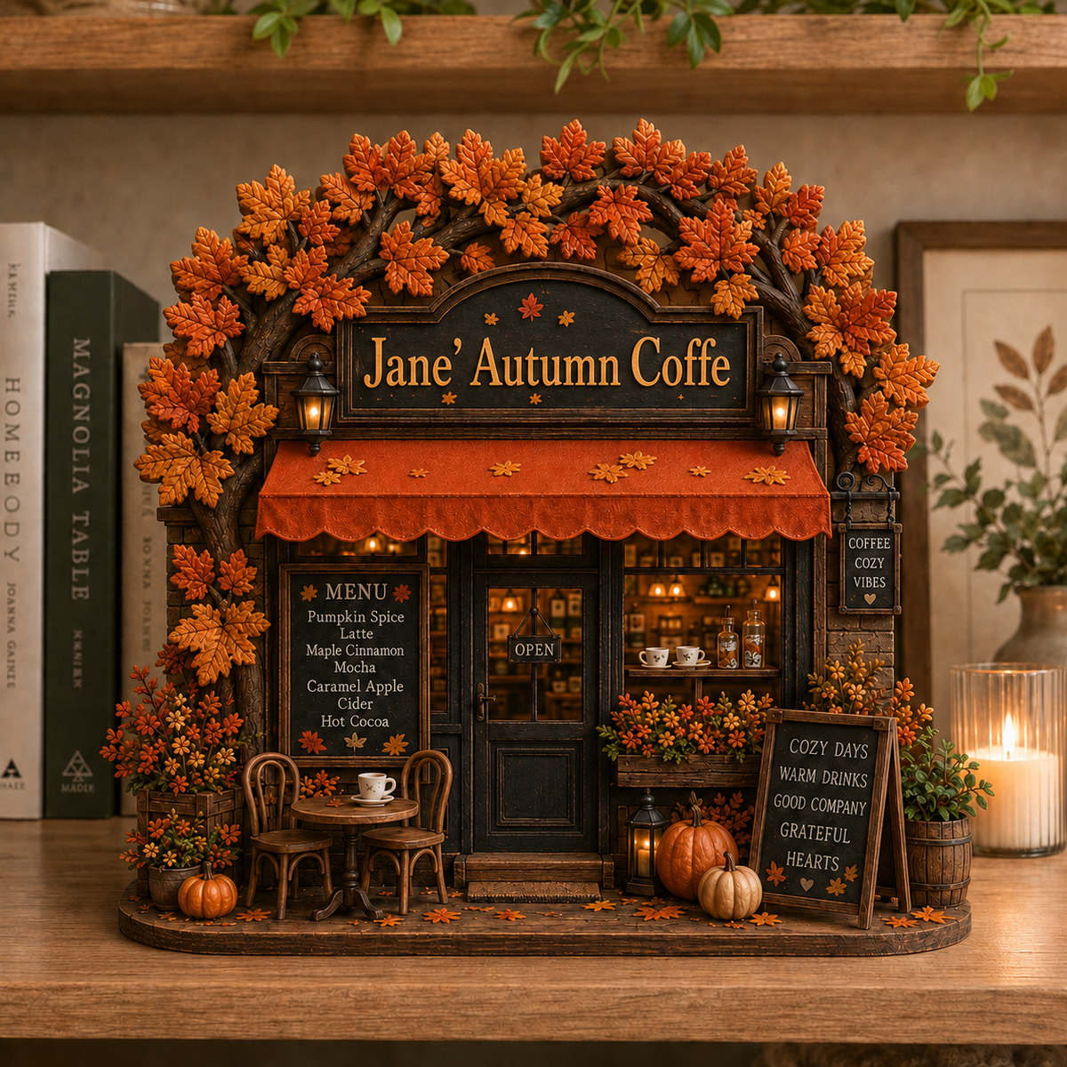 Personalized Autumn Coffee Shop Decor, Custom Fall Café Miniature, Cozy Pumpkin Spice Coffee House Display 773df890-f351-4e04-930c-af6e9c9ab995-Image-Aug-12-2026-02_32_06-PM.png