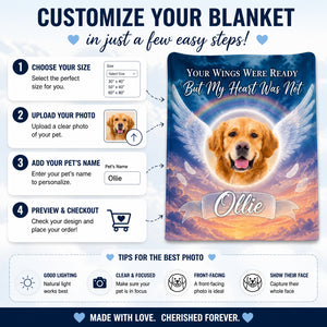 Pet Memorial Photo Blanket – Your Wings Were Ready - Personalized Blanket 7745bed5-a95c-49cb-84f9-3a0f66f338ae.jpg