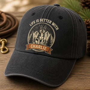 Life Is Better With - Outdoor Patch Pet Name Cap - Personalized Printed Cap 774a5ec5-3cf3-4df4-a3ce-d0d725c3b2bc.jpg