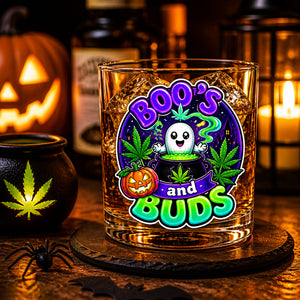 Boo's and Buds Halloween Whiskey Glass - Whiskey Glass 774fe4ac-a884-4a04-89bb-b23974b7ed01.jpg