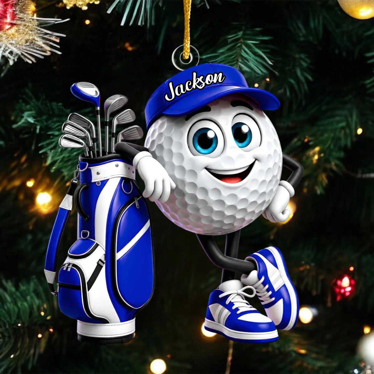 Golf Is My Happy Place - Personalized Acrylic Ornament, Gift For Golf Lovers, Fun Holiday Keepsake for Golf Fans 7758aebe-75d4-4853-9aad-cf8bb97c9e33-6aae1b5d23f9c.jfif