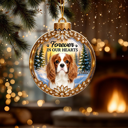 Custom Photo Memorial Christmas Forever In My Heart - Personalized Custom Shaped Acrylic Ornament 7774d0c6-04f8-4867-9566-7c3431da4bfe-5.png