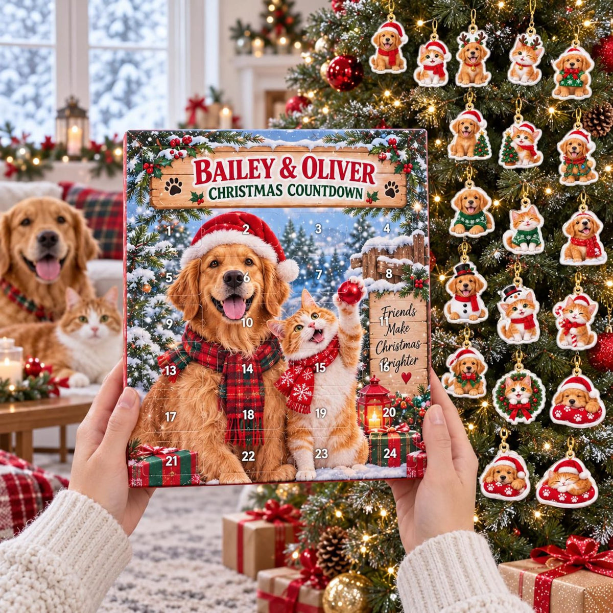 Personalized Pet Advent Calendar 2026, Custom Dog and Cat Christmas Countdown, Photo Ornament Gift for Dog Mom, Cat Mom, Pet Owners & Family 779cf259-434d-4961-976f-59732ba06753-il_1588xN.8569972354_94mc.jpg