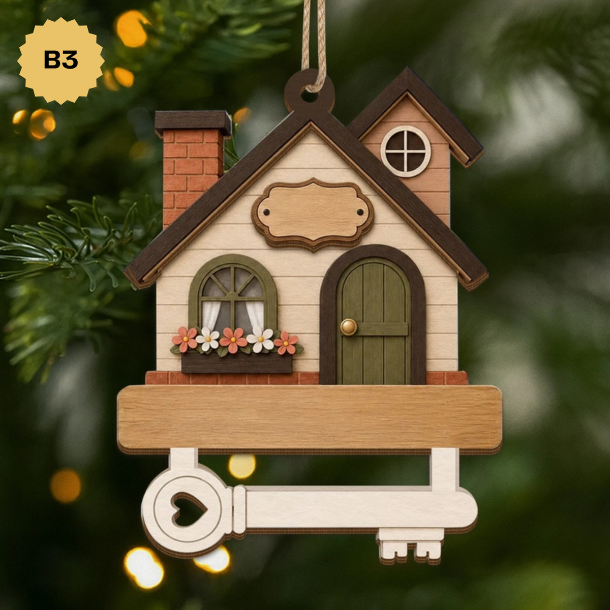 [3D Printing Effect] New Home 2 Layers Wood Ornament - Personalized Christmas Gifts 77c2e7bc-d96a-47e1-baac-144007d183b1-7.png