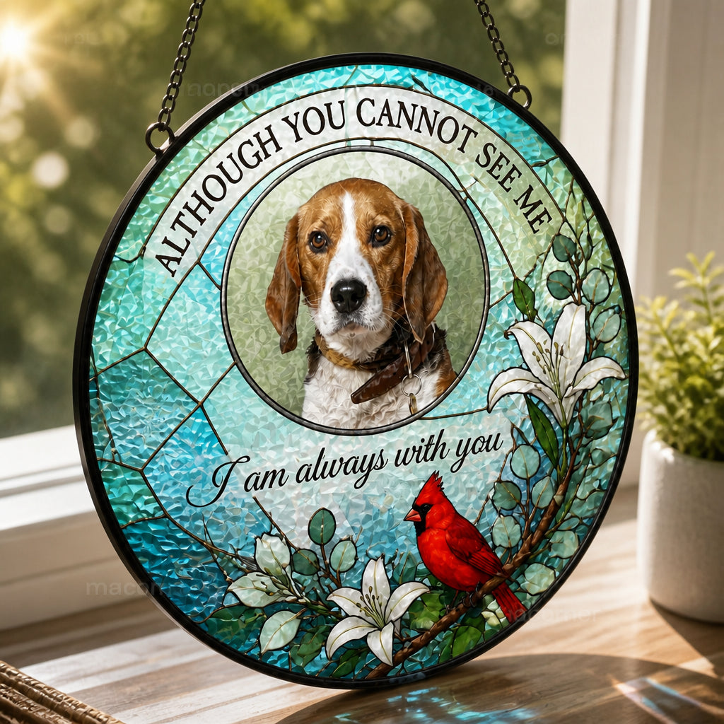 Cardinal Pet Memorial Photo Suncatcher - Personalized Suncatcher Stained Glass 77cd6bd5-c346-488a-ada5-4ff55ea62321.jpg