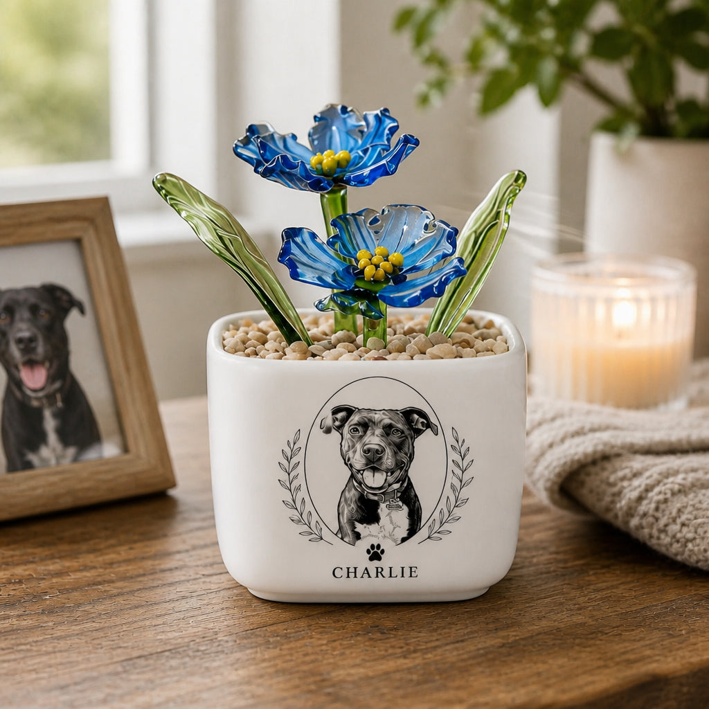 Custom Pet Portrait Mini Glass Flower Pot – Etched Cameo + Name - Personalized Mini Glass Flower Pot 77e263be-7458-4886-9cc0-95adad68fb3b.jpg