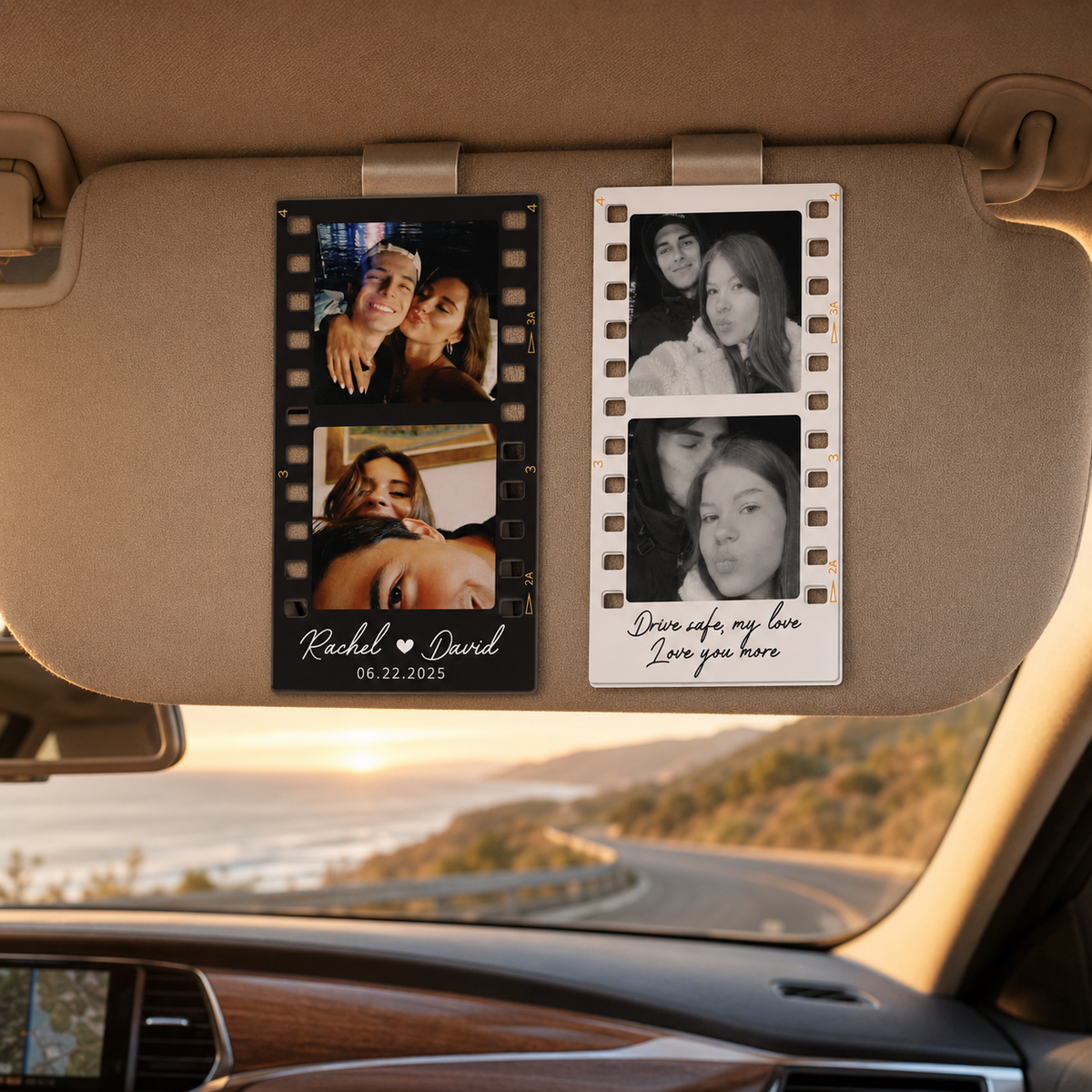 Personalized Drive Safe Car Visor Clip with Couple Photo, I Love You Keepsake, Drive Safe Daddy, Gift For Husband, Him 77eb1100-4bcd-4bea-b784-16703a00fd91-banner-2.png