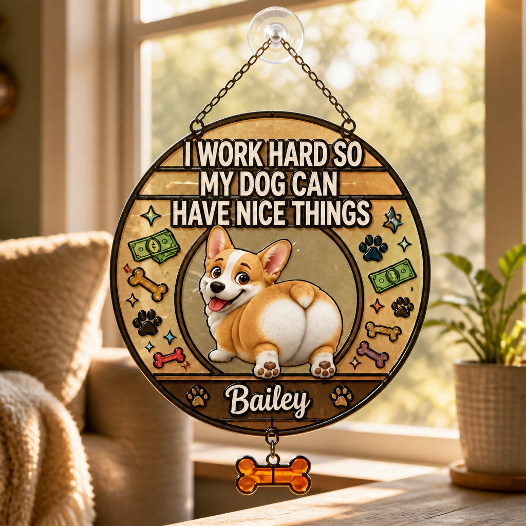 I Work Hard So My Dog Can Have Nice Things – Custom Pet Cartoon Leather Journal - Personalized 1 Layered Suncatcher with Charm 77f26f98-ce33-4754-a5d4-394dceac7a01.jpg