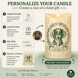 Custom Pet Portrait Botanical LED Candle - Personalized Custom Led Flameless Candle 781571b7-de5b-46df-9534-9253ef46d7d7.jpg