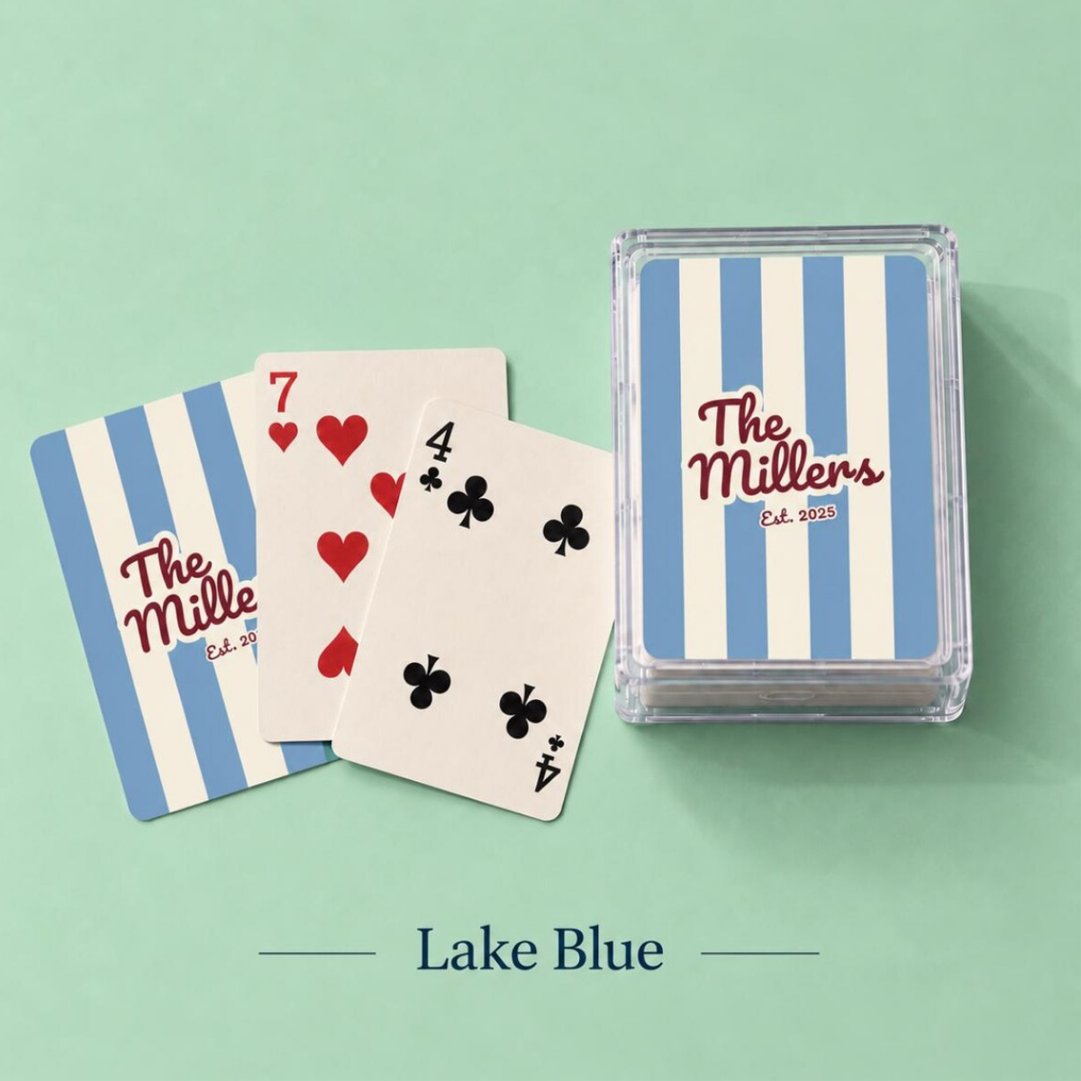 Personalized Retro Striped Playing Cards – Custom Family Name Card Deck, Lake House Cabin Gift, Girls Trip Keepsake, Wedding & Anniversary Gift 78204691-20d5-48f7-b3c9-b6e507124d7b-10.png