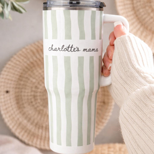 New Mom Tumbler: Custom Striped 40oz Tumbler, First Time Mom Gift, New Parent Gift, Mother's Gift, Future Mom Gift, New Baby Gift for Mom 782334f0-8bc3-4221-b6cb-64756f5dbb04-banner-2.png