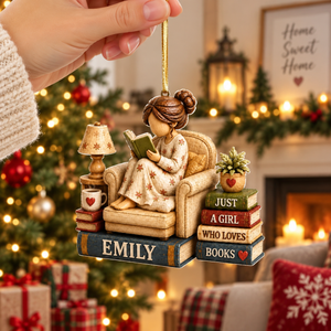 Personalized Book Lover Ornament, Custom Reader Christmas Gift, Bookworm Acrylic Ornament, Gift For Her, Bookish Tree Decor 7826648d-11c9-4b9a-8097-981f4819a52a-3ed05b11-50c2-4614-9b61-d712e3958ee8.png