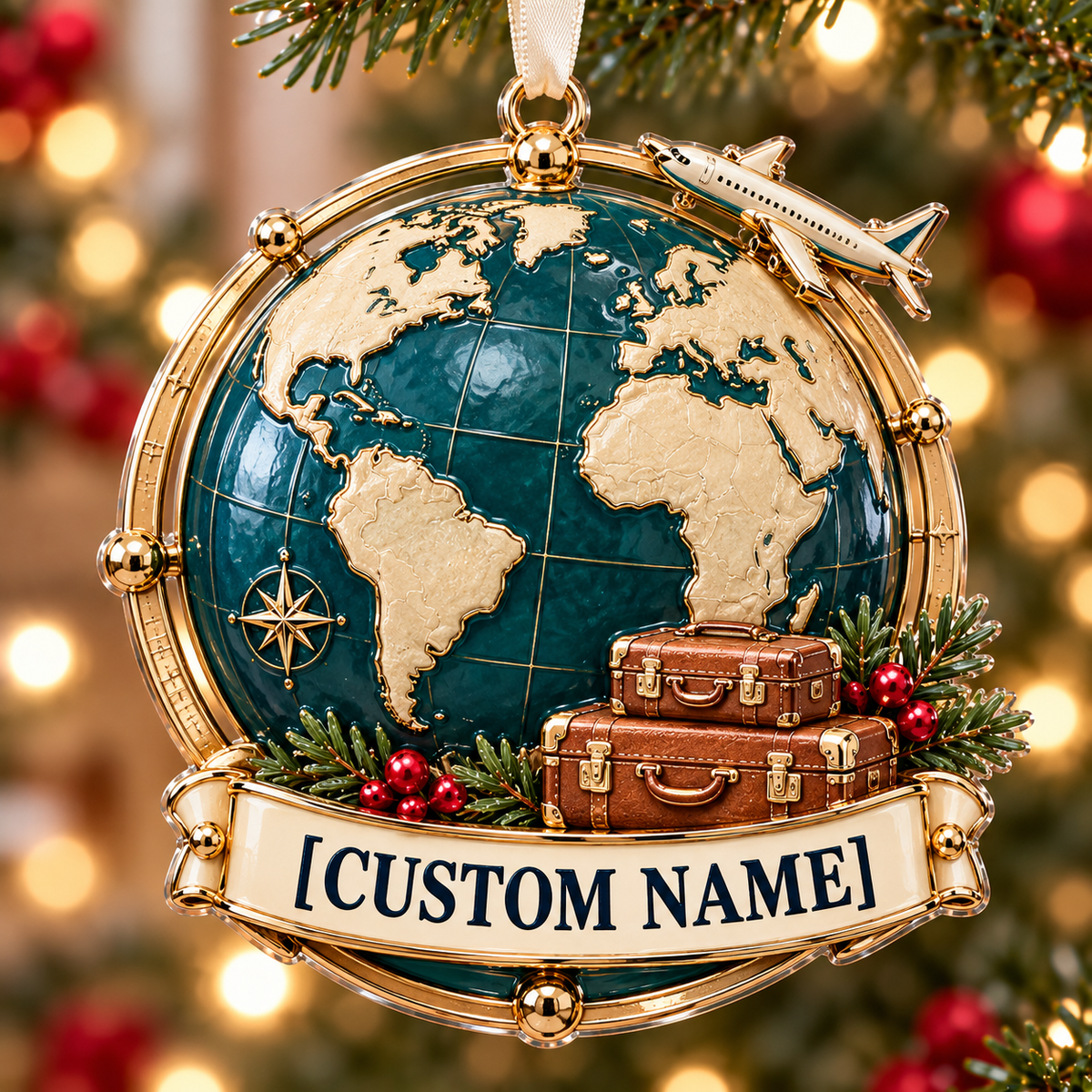 Personalized Travel Globe Christmas Ornament – Custom Name, Airplane & Suitcases, Gift for Travelers 782d64ff-d4dd-4405-a15c-57d597131490-Image-Sep-29-2026-01_42_55-PM.png