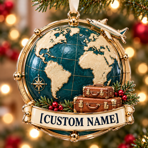 Personalized Travel Globe Christmas Ornament – Custom Name, Airplane & Suitcases, Gift for Travelers 782d64ff-d4dd-4405-a15c-57d597131490-Image-Sep-29-2026-01_42_55-PM.png