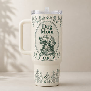 Dog Mom Cameo 40oz Tumbler – Personalized Pet Name - Personalized 40 oz Stainless Steel Tumbler 78395876-208f-4e55-af83-6a523fd76f57.jpg