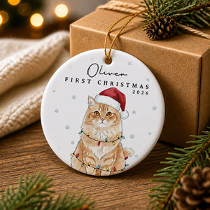 Custom Pet Portrait Ornament - First Christmas Name & Year - Personalized Ornament 783a4203-6b49-4cc7-9984-e88cffebf9fb.jpg