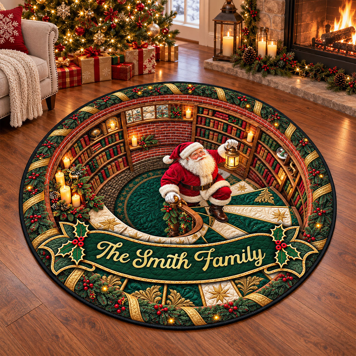 Merry Moments All Season 3D Illusion Quilted Rug - Personalized Quilted Mat 783ccc59-6d15-4293-b7ed-d12869554d2e-2.jpg