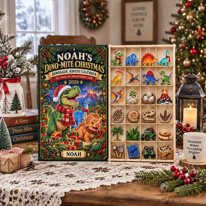 Personalized Dinosaur Advent Calendar 2026, Dino Christmas Countdown, 24 Day Acrylic Ornament Set, Kids Dinosaur Xmas Gift, Dino Lover Gift 78508b5c-2d84-456c-8c81-56aaf97567f0-il_fullxfull.8603105102_j9rh.jpg