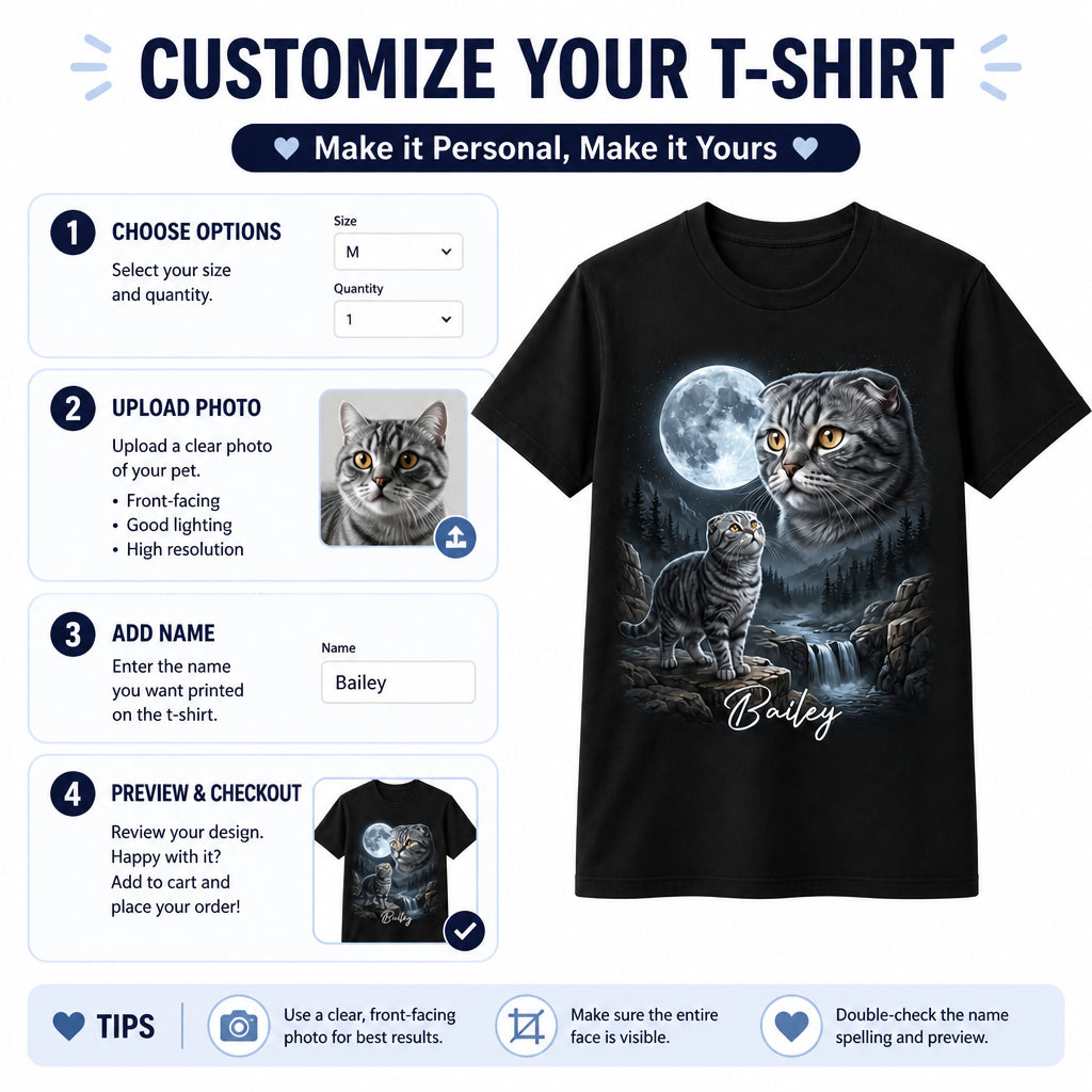 Custom Cat Night-Sky Portrait Tee – Photo-to-Art with Name - Personalized T-shirt 7858f5df-c1de-4641-897e-e4a80201cde3.jpg