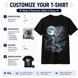 Custom Cat Night-Sky Portrait Tee – Photo-to-Art with Name - Personalized T-shirt 7858f5df-c1de-4641-897e-e4a80201cde3.jpg