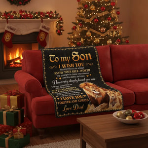 Just Do Your Best - Personalized Fleece Blanket