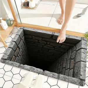 3D Illusion Stone Well Bath Mat, Funny Trap Door Floor Mat, Non Slip Bath Mat, Realistic Deep Pit Doormat, Unique Home Decor 788f7aa1-e66d-4484-b631-f9b7defb61e9-KK-2-.webp