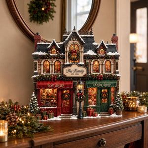 Custom Family Christmas House Wooden Block, Personalized Gingerbread Home Sign, Rustic Holiday Mantel Decor, Unique Keepsake Gift Idea 7891cd1d-6557-4bb8-ac67-c164d6c142e6-3.jpg
