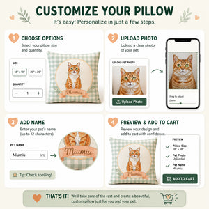 Custom Cat Portrait Pillow – Scalloped Medallion Gingham - Personalized Pillow 78bfe8ab-ed7e-4b69-897f-14a4112a3080.jpg