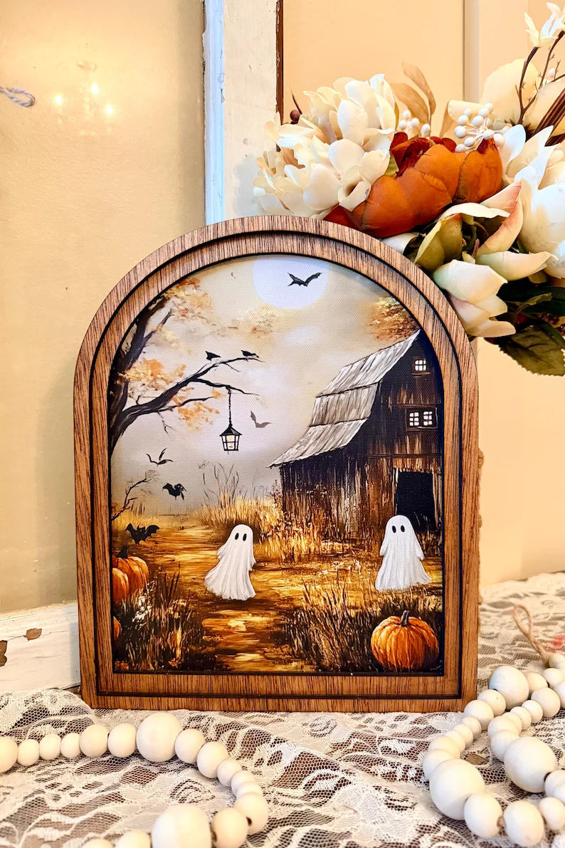 Rustic Halloween Wood Framed Arch Ghost Mini Sign - Spooky Cute Table Top Fall Decor 78ca5e63-209b-45ec-bfe2-ff0105c78d95--qwqwqew-1-.webp