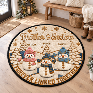 Brother & Sister Forever Bond - Personalized Quilted Carpet - Christmas Gift For Family 78cd5fe9-8c73-4c5a-bc9b-19a9e721b4e9-banner-1.png