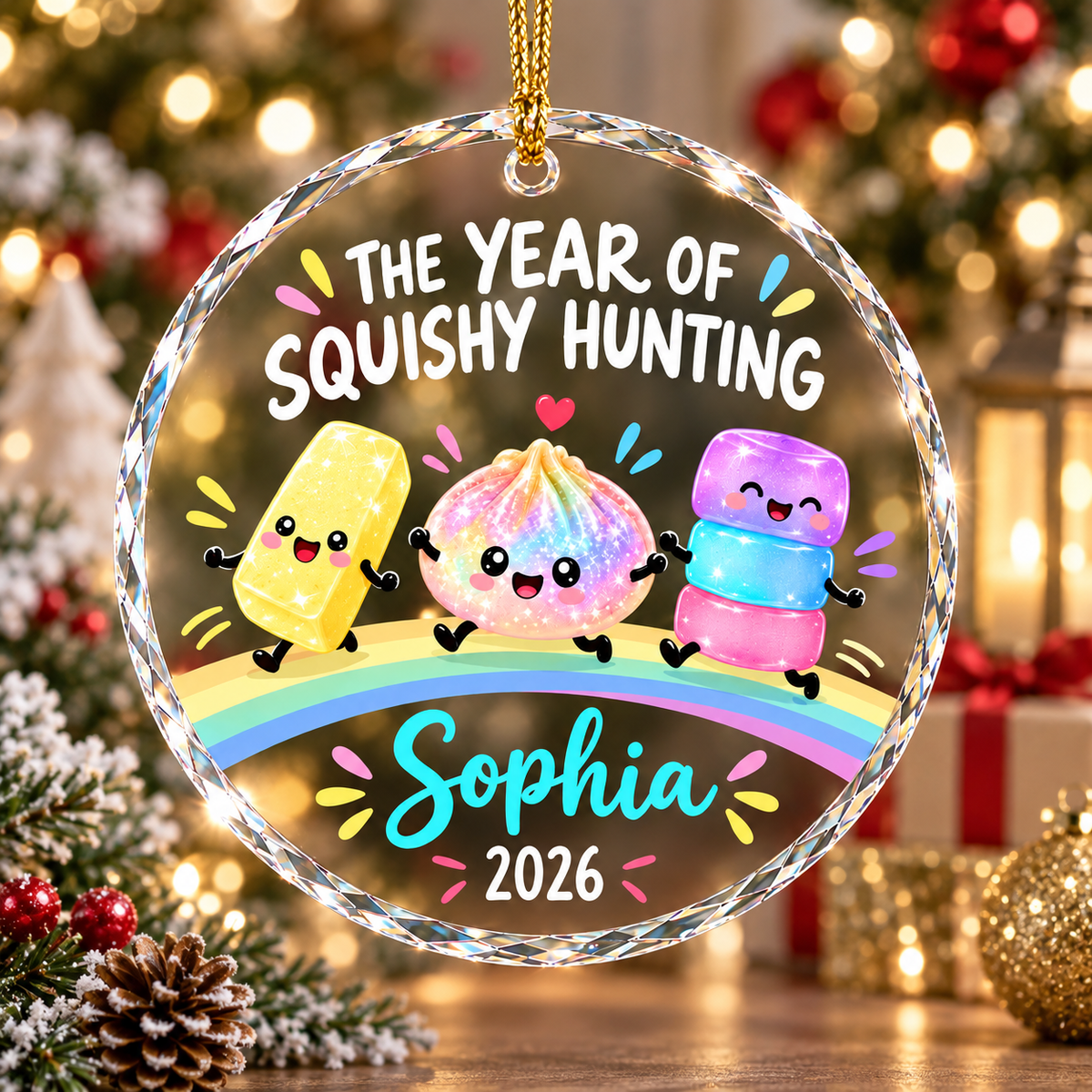 Custom Squishy Hunting Christmas Ornament, Personalized Year Of Squishy, Cute Kawaii Gift For Kids 78d78c64-5e15-4f87-bd68-30b0fa2fc6fd-thy1.png