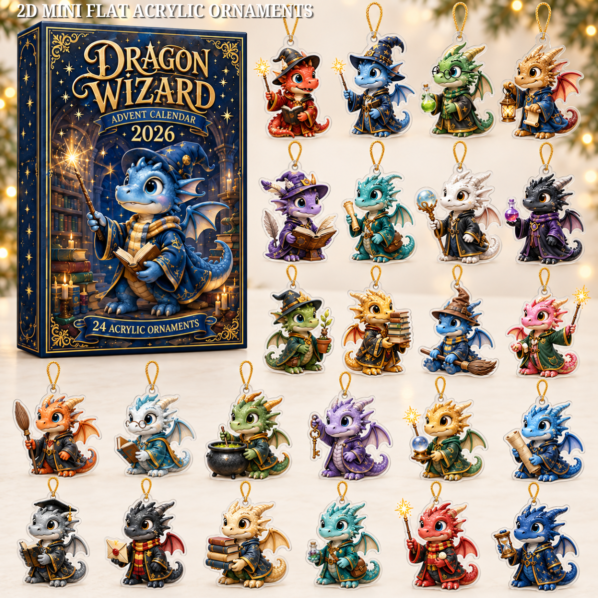 Dragon Wizard Advent Calendar 2026 - 24-Day Festive Countdown, Acrylic Charms Blind Box - Gift For Dragon Lovers 78e0a10c-51b3-4a91-bdc2-7f4bde7c3ff5-wizard-dragon-text.png