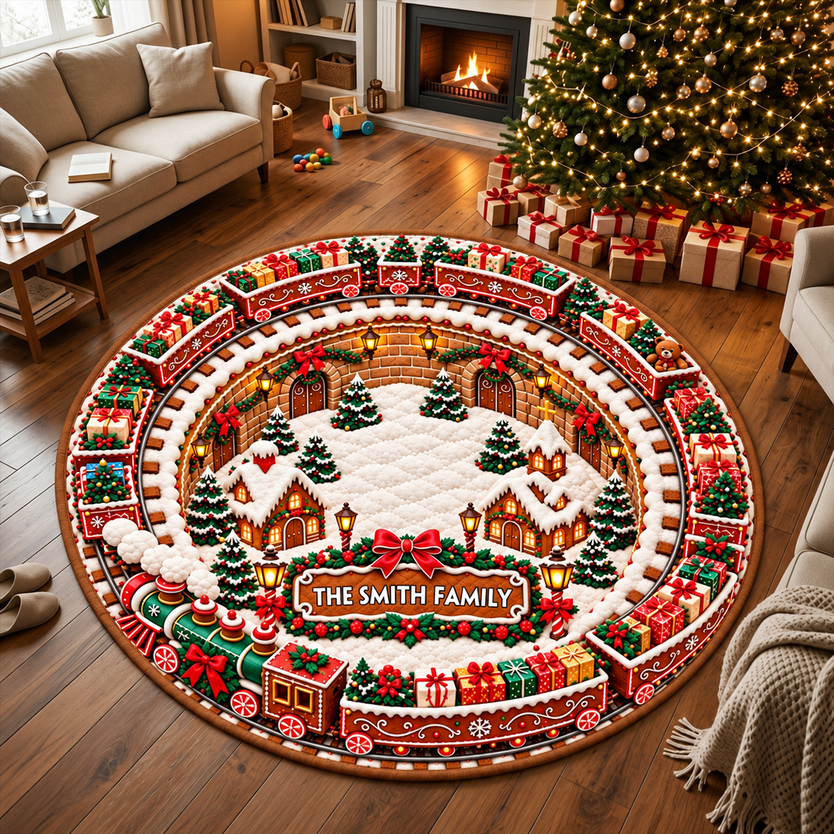 Custom Christmas Train Fantasy Decor for Wine Lovers Merry Christmas 3D Illusion Quilted Rug - Personalized Quilted Mat 78e0a830-1353-4ecf-87a9-d0f899a8b359-2.png