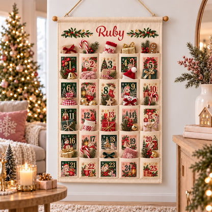 Christmas Tree Advent Calendar with Name - Personalized Christmas Gifts - Custom Yarn Name Fabric Advent Calendar 793c7abc-a79e-414b-b5e8-064f35032c9a-MK-3.jpg