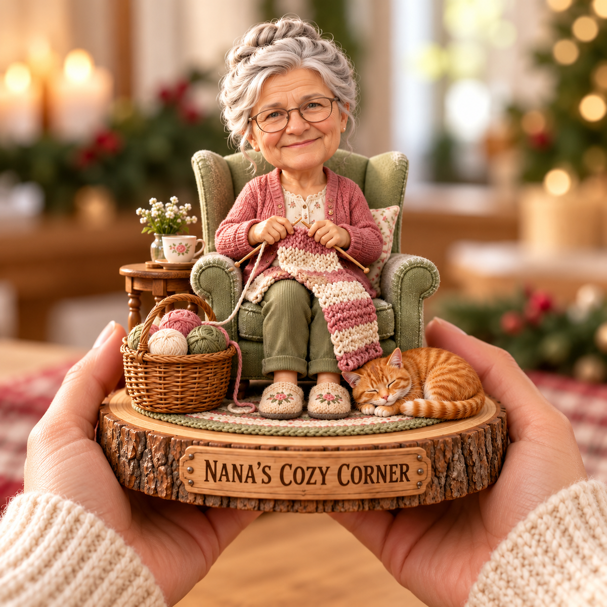 Nana’s Cozy Corner Knitting Keepsake – Gift for Grandma Who Loves Knitting, Mother’s Day, Birthday & Christmas 794092ac-4fd9-4fe2-8d71-a0b3979493bc-Nana-s-Cozy-Corner-Keepsake-3.png