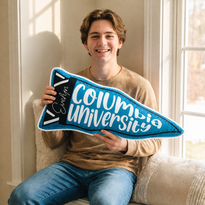 Custom Name Graduation Pillow, Custom School Spirit Pillow, High School Graduation Pillow Gift, University Graduation Gift