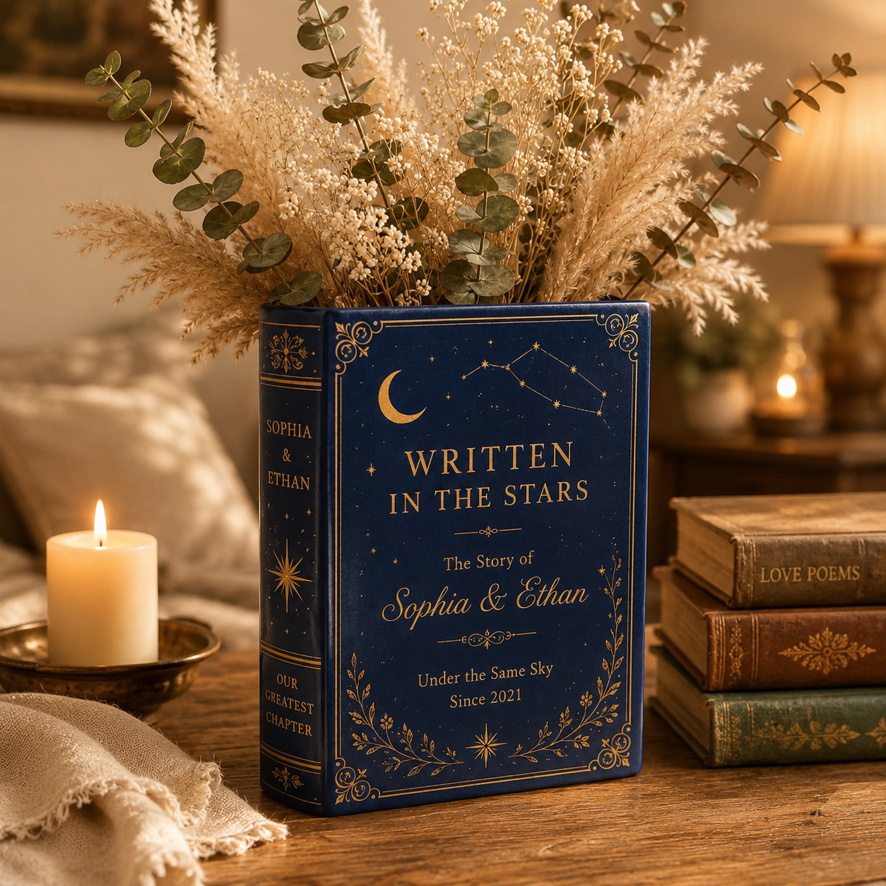 Custom Wedding Gifts Ceramic Book Vase, Personalised Wedding Gift for Couple, Bridal Shower Gift, Engagement, Wedding Gift, Bridesmaid Gift 79858a92-30bd-418b-89c8-65f53fe1ebfc-banner-1.png