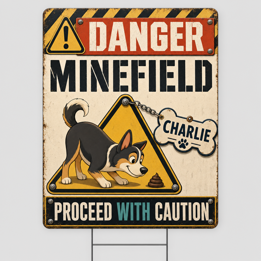 Danger: Dog Minefield Yard Sign – Personalized Pet Name - Personalized Yard Sign 79865fd1-cea1-487e-93e3-516a47449152.png