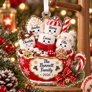 Personalized Family Christmas Ornament, Hot Cocoa Marshmallow Keepsake, Custom Name GIFT 2026, Holiday Tree Decor, Family Gift for Parents 798ddc08-8a40-4206-a603-d54df03b355e-BN-4-.png