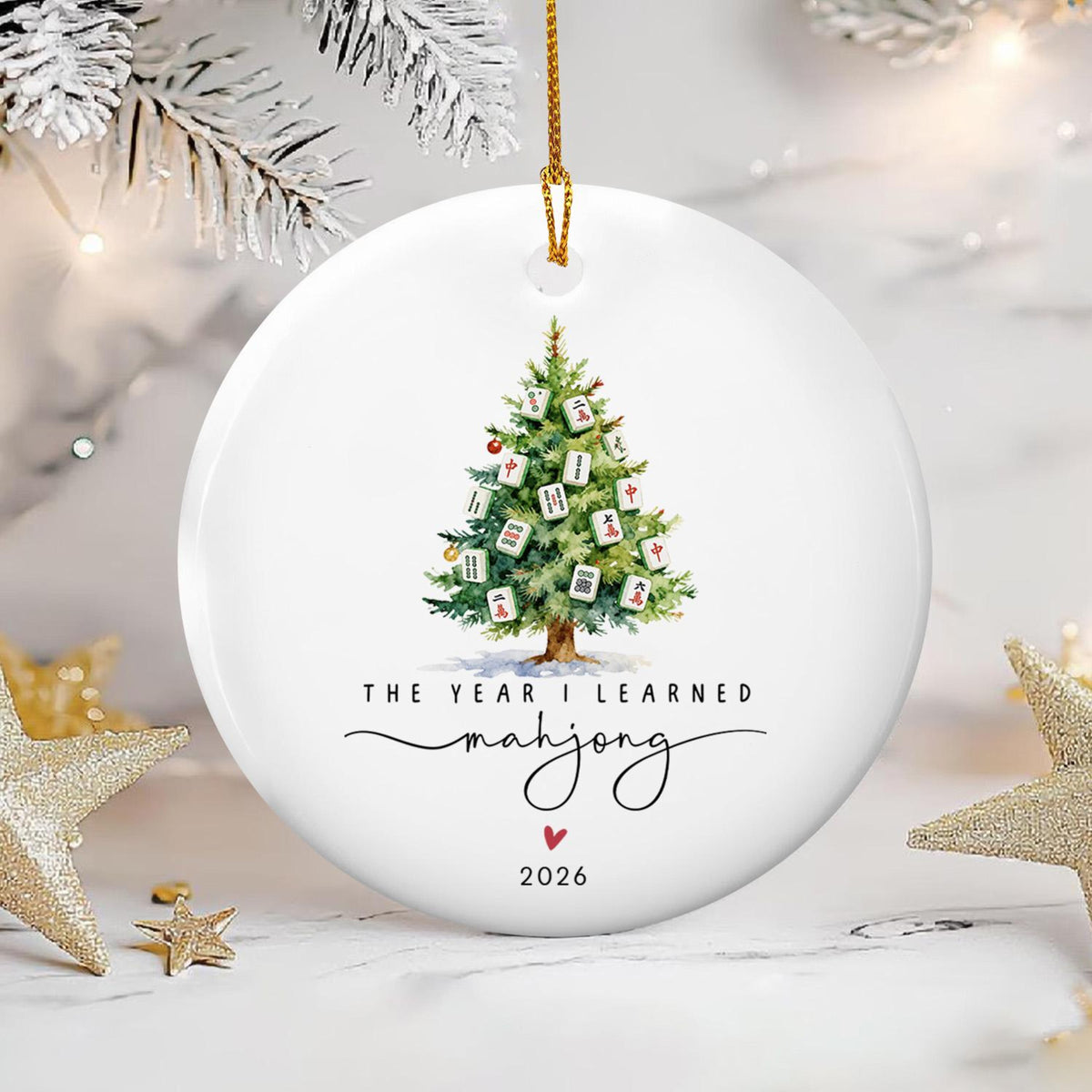 The Year I Learned Mahjong - Custom Mahjong Ornament Funny Mahjong Group Gift, Christmas Gift For Mahjong Club 2026, Merry Mahjong Chinoiserie 79a08a91-74bc-4e32-9901-3b13f036fa50-7.jpg