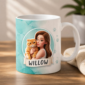 Custom Pet Portrait Mug – Watercolor Badge Style - Personalized Mug 79b320c2-4ff3-4e6a-a3d2-3fc3db6c0661.jpg