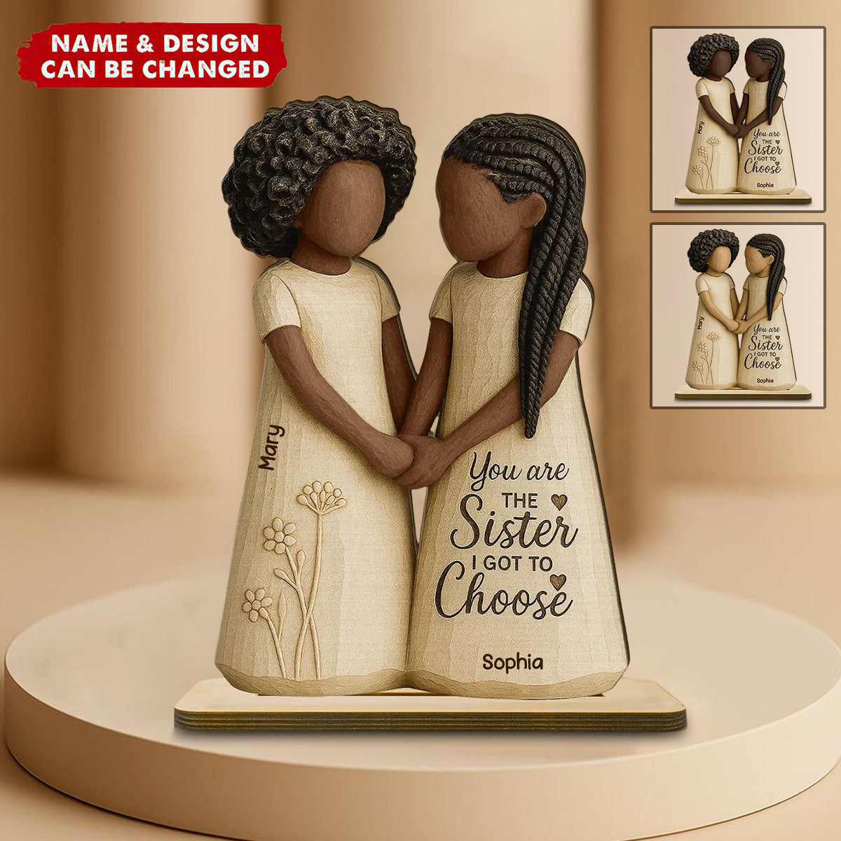 African American Besties You Are The Sister Personalized Standing Wooden Plaque 79bf269f-c1e2-4f47-8ae1-3c1506a1964e-banner-1.jpg